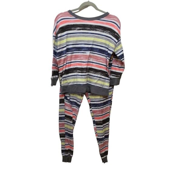 SECRET Treasure Women Long Sleeve And Pajama Stripe Set Size S Multicolor - Picture 1 of 3